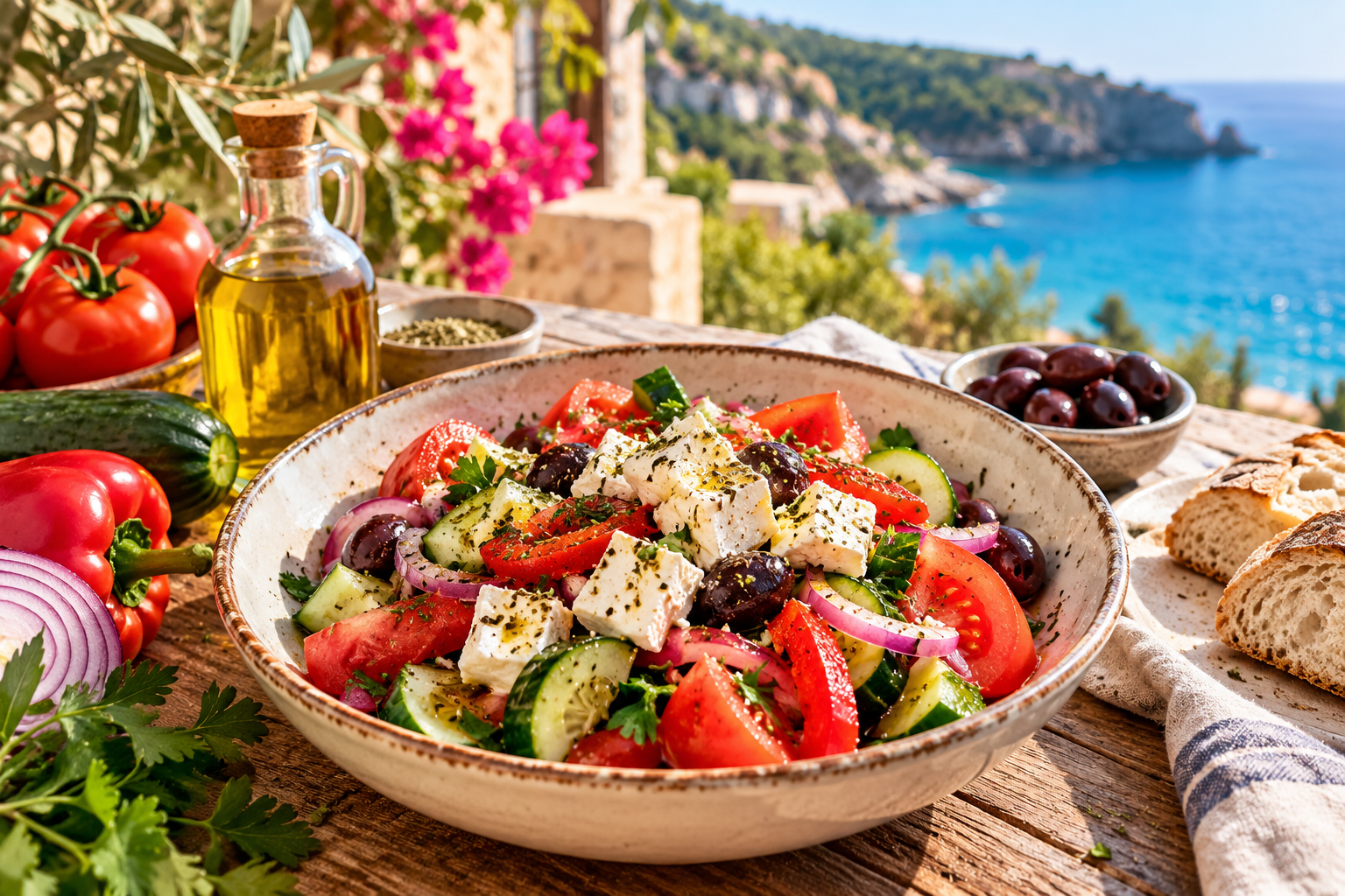 Albanian Village Salad