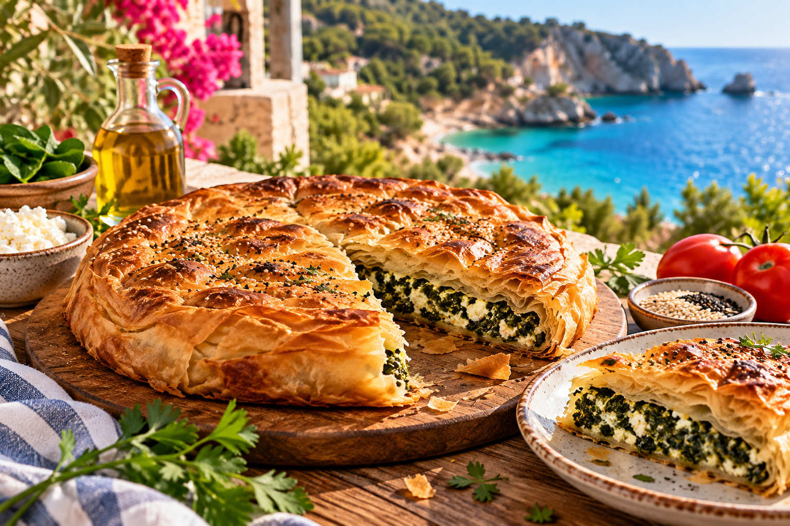 Albanian Spinach & Feta Byrek