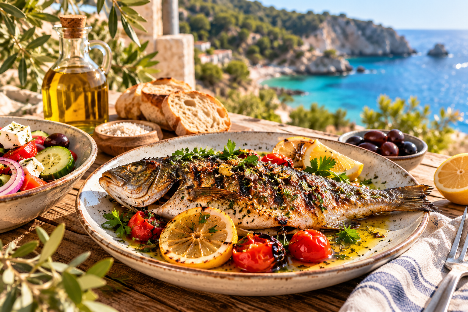 Mediterranean Grilled Fish